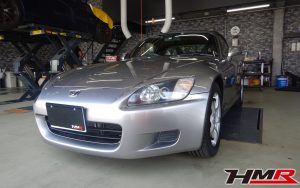社外ガラススクリーン幌 純正16インチ装備のS2000(AP1)の納車前点検整備を行いました