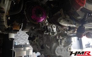 クラッチペダルが戻ってこなくなってしまったシビックタイプR(FD2)のクラッチ一式交換作業を承りました