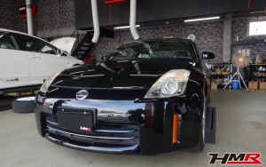 6MT nismoマフラー 純正ブレンボ装備のフェアレディZ(Z33)の納車前点検整備を行いました