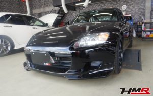 レイズ17インチ スプーンダンパーキット装備のS2000(AP1)の納車前点検整備を行いました