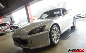 Moduloマフラー 黒革シート HID装備のS2000(AP2)の納車前点検整備を行いました