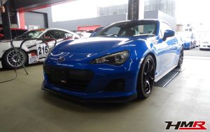 STIエアロ アドバン18インチ装備のスバル BRZ(ZC6)の納車前点検整備を行いました