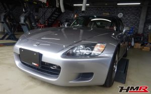 新品ガラススクリーン幌 レイズ17インチ装備のS2000（AP1）の納車前点検整備を行いました
