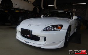 新品ガラススクリーン幌 BBS17インチ装備のS2000(AP2)の納車前点検整備を行いました