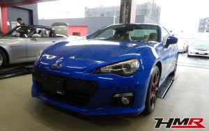 6MT ワーク17インチ HKSマフラー装備のスバル BRZ(ZC6)の納車前点検整備を行いました