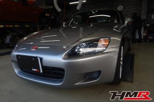 新品幌 後期純正17インチ 赤革シート装備のS2000（AP1）の納車前点検整備を行いました