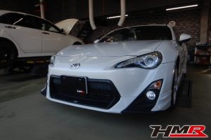 TRDエアロ マフラー 純正ナビTV装備のトヨタ86（ZN6）2.0 GT リミテッドの納車納車前点検整備を行いました