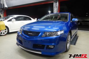 無限フロントバンパー リアスポイラー装備のアコードユーロR(CL7)の納車前点検整備を行いました