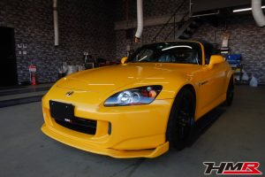 レイズ17インチ オーリンズ車高調装備のS2000(AP2)の納車前点検整備を行いました