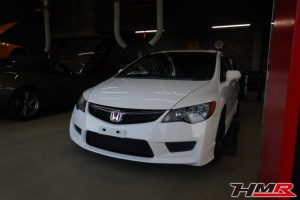 ウェッズ18インチ クスコ車高調 HID装備のシビックタイプR（FD2)の納車前点検整備を行いました