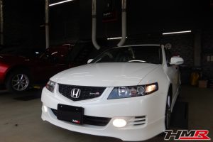 1オーナー 純正17インチ RECARO装備のアコードユーロR(CL7)の納車前点検整備を行いました