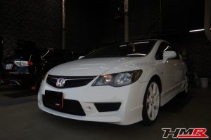 ノーマルコンディション ストラーダナビ装備のシビックタイプR（FD2)の納車前点検整備を行いました