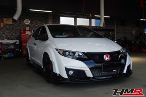 限定750台 純正19インチ ブレンボ装備のシビックタイプR（FK2)の納車前点検整備を行いました