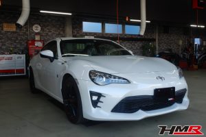 6MT 社外18インチ 純正SDナビ装備のトヨタ86（ZN6）2.0 GT リミテッドの納車納車前点検整備を行いました