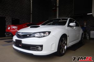 STiリップ 純正オプションレカロ装備のインプレッサハッチバックWRX STI(GRB)の納車前点検整備を行いました
