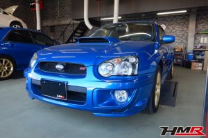 1オーナー ガナドールマフラー装備のインプレッサWRX STI (GDB)の納車前点検整備を行いました