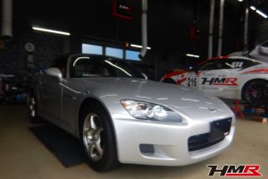 ノーマルコンディション オプション赤内装装着のS2000(AP1)の納車前点検整備を行いました