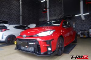ファーストエディション モリゾウサイン装備のGRヤリス1.6 RZ ハイ パフォーマンス 4WD(GXPA16)の納車前点検整備を行いました