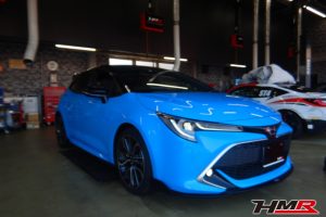 1オーナー 6MT TOM'sフルエアロ装備のカローラスポーツ(NRE210H)の納車前点検整備を行いました