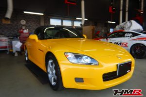 ノーマルコンディション 黒革シート装着のS2000(AP1)の納車前点検整備を行いました