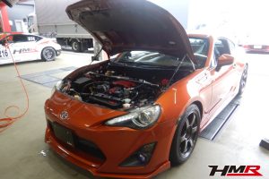 6MT TE37 D2ブレーキキャリパー装備のトヨタ86(ZN6)2.0GTリミテッドの納車前点検整備を行いました
