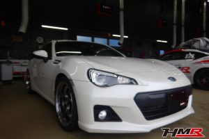 6MT アドバン18インチ HKS車高調装備のスバル BRZ2.0S(ZC6)の納車前点検整備を行いました