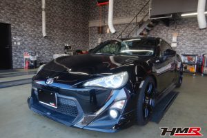6MT TRDエアロ TEIN車高調装備のトヨタ86(ZN6)2.0GTの納車前点検整備を行いました