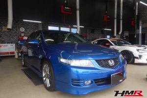FEEL'sマフラー 純正17インチ装備のアコードユーロR(CL7)の納車前点検整備を行いました