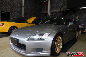 ADVAN17インチ HKS車高調装着のS2000(AP1)の納車前点検整備を行いました