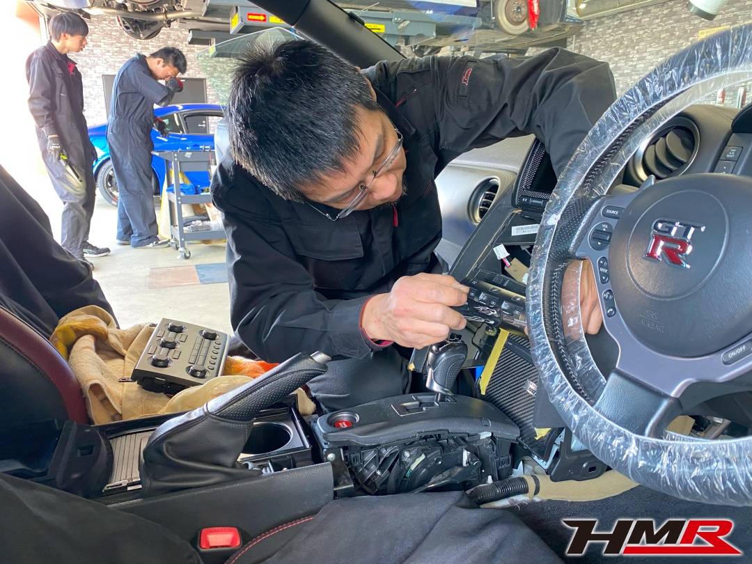 R35GT-R ダッシュボード交換