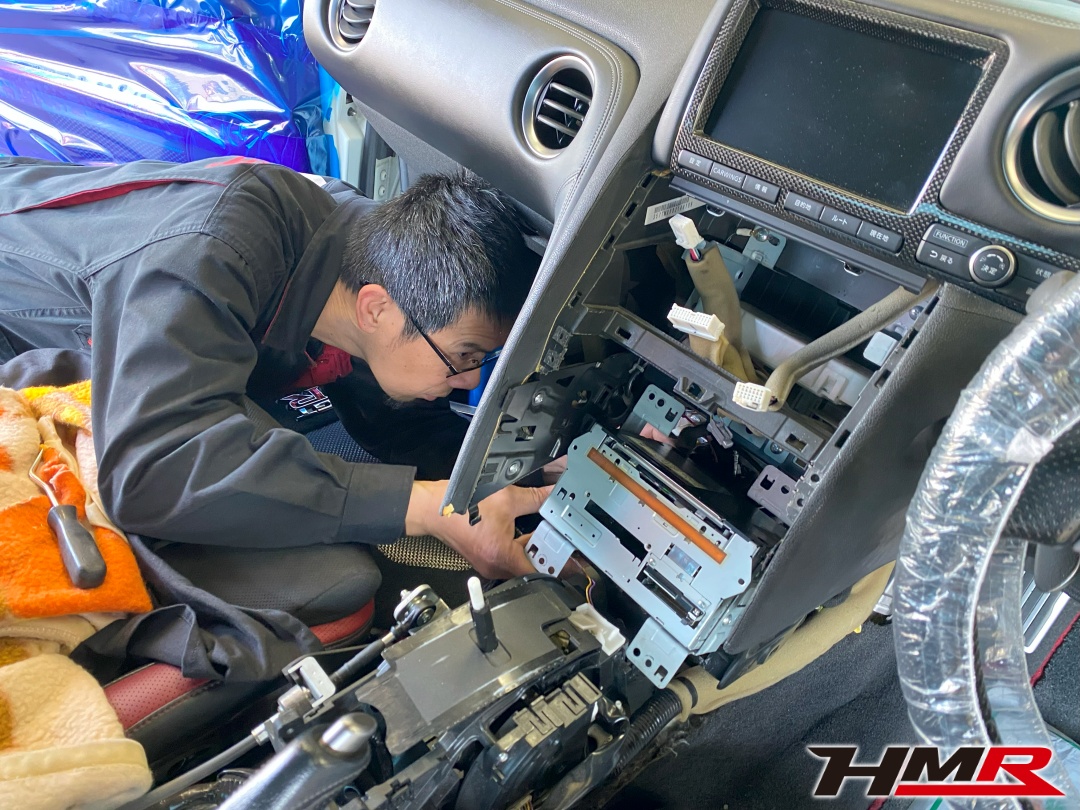 R35GT-R ダッシュボード交換