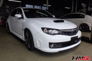 HKSマフラー defiブースト計装備のインプレッサハッチバックWRX STI(GRB)の納車前点検整備を行いました