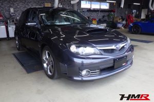 ノーマルコンディション 純正18インチ装備のインプレッサハッチバックWRX STI(GRB)の納車前点検整備を行いました
