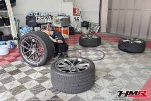 ポルシェ718ケイマンGT4のホイールコーティングを行いました！│Porsche 718 Cayman GT