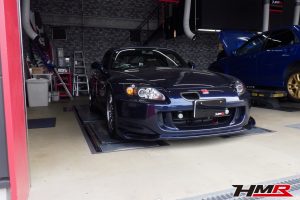 1オーナーamuseECU 無限マフラー装着のS2000(AP2)タイプVの納車前点検整備を行いました