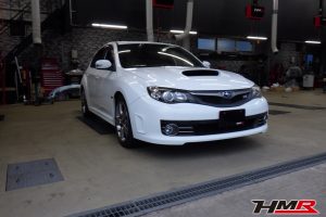 ノーマルコンディション 純正18インチ装備のインプレッサハッチバックWRX STI(GRB)の納車前点検整備を行いました