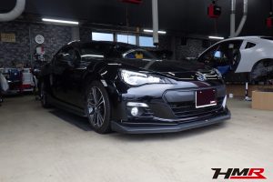 6MT STIフルエアロ フジツボマフラ装備のスバル BRZ2.0S(ZC6)の納車前点検整備を行いました