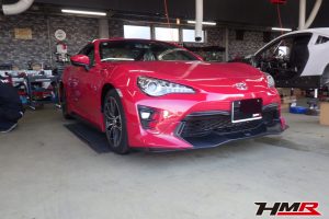 6MT TRDエアロ ガナドールマフラー装備のトヨタ86(ZN6)2.0GTの納車前点検整備を行いました