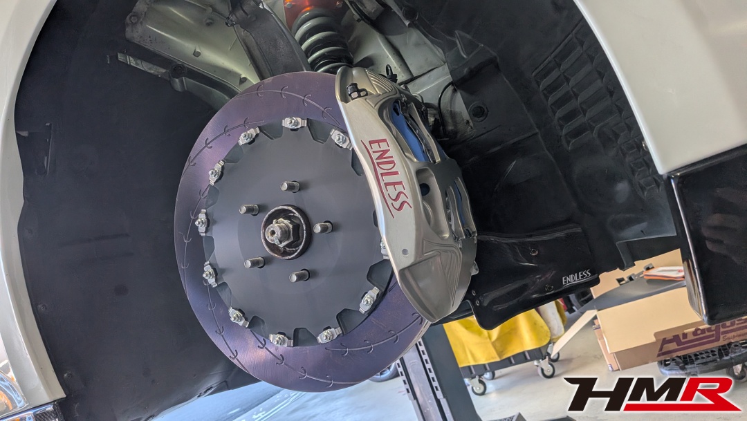 R35GT-R エンドレスMONO6TAキャリパーキット取付け