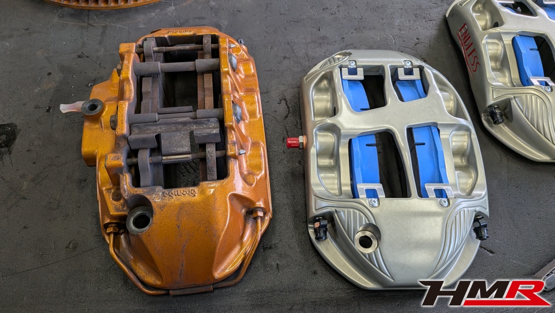 R35GT-R エンドレスMONO6TAキャリパーキット比較