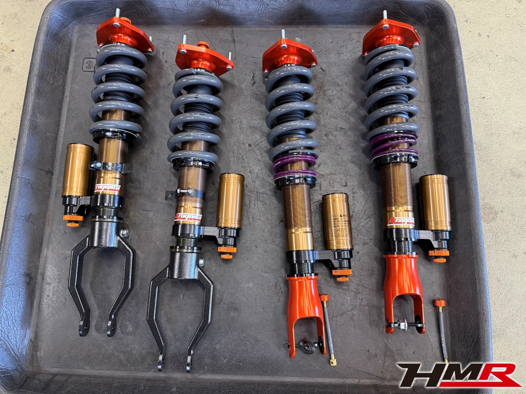R35GT-Rアラゴスタ車高調TYPE SS取付け