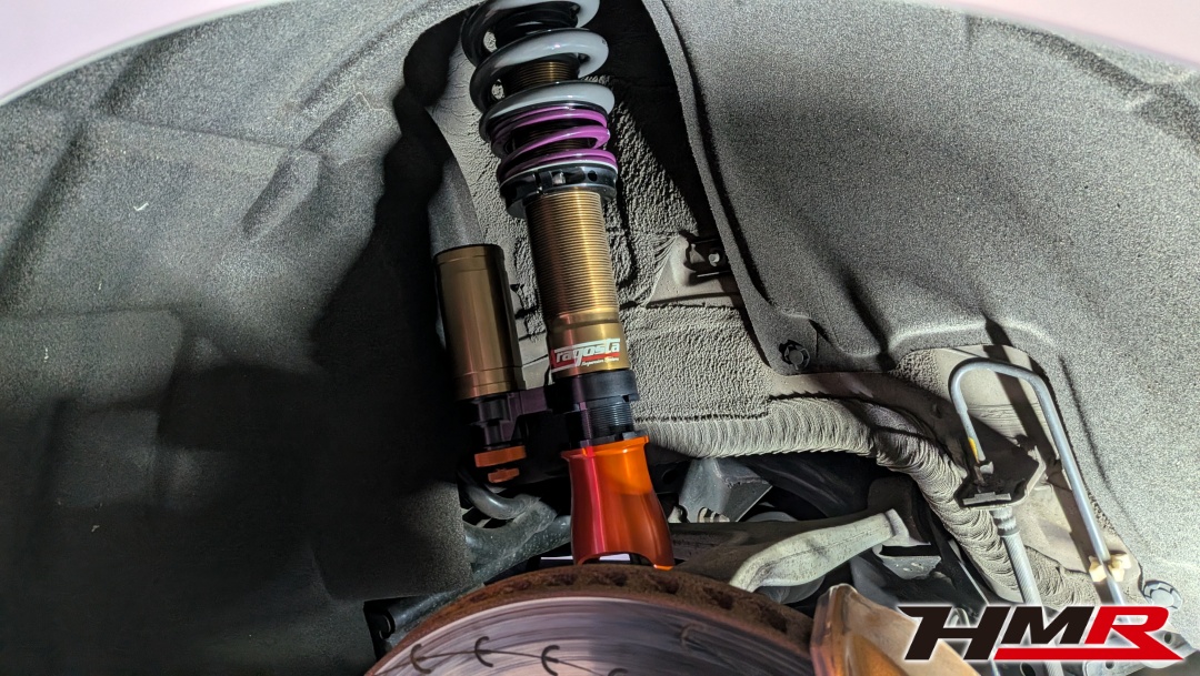 R35GT-Rアラゴスタ車高調TYPE SS取付け