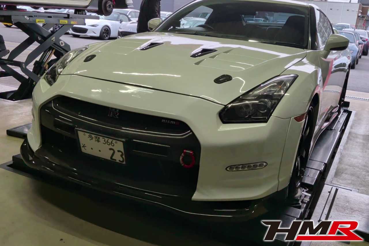 R35GT-Rアラゴスタ車高調TYPE SS取付け