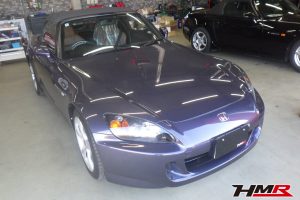 1オーナー モデューロリアストレーキ装着のS2000(AP2)納車前点検整備を行いました