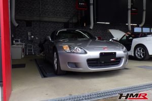 TEIN車高調 オプションBBSアルミ装着のS2000(AP1)の納車前点検整備を行いました