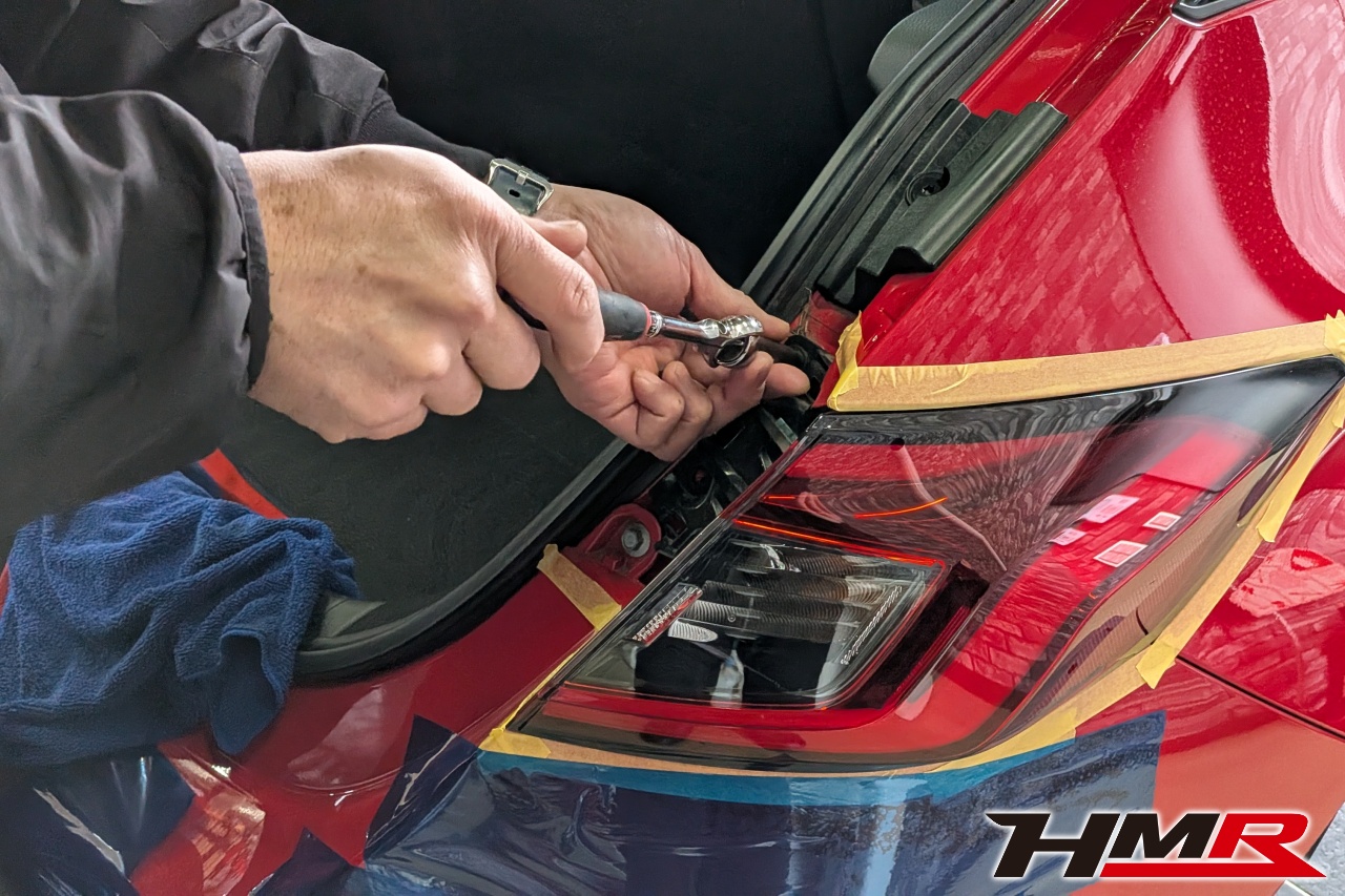 J'sracingテールランプキットレッド取付け