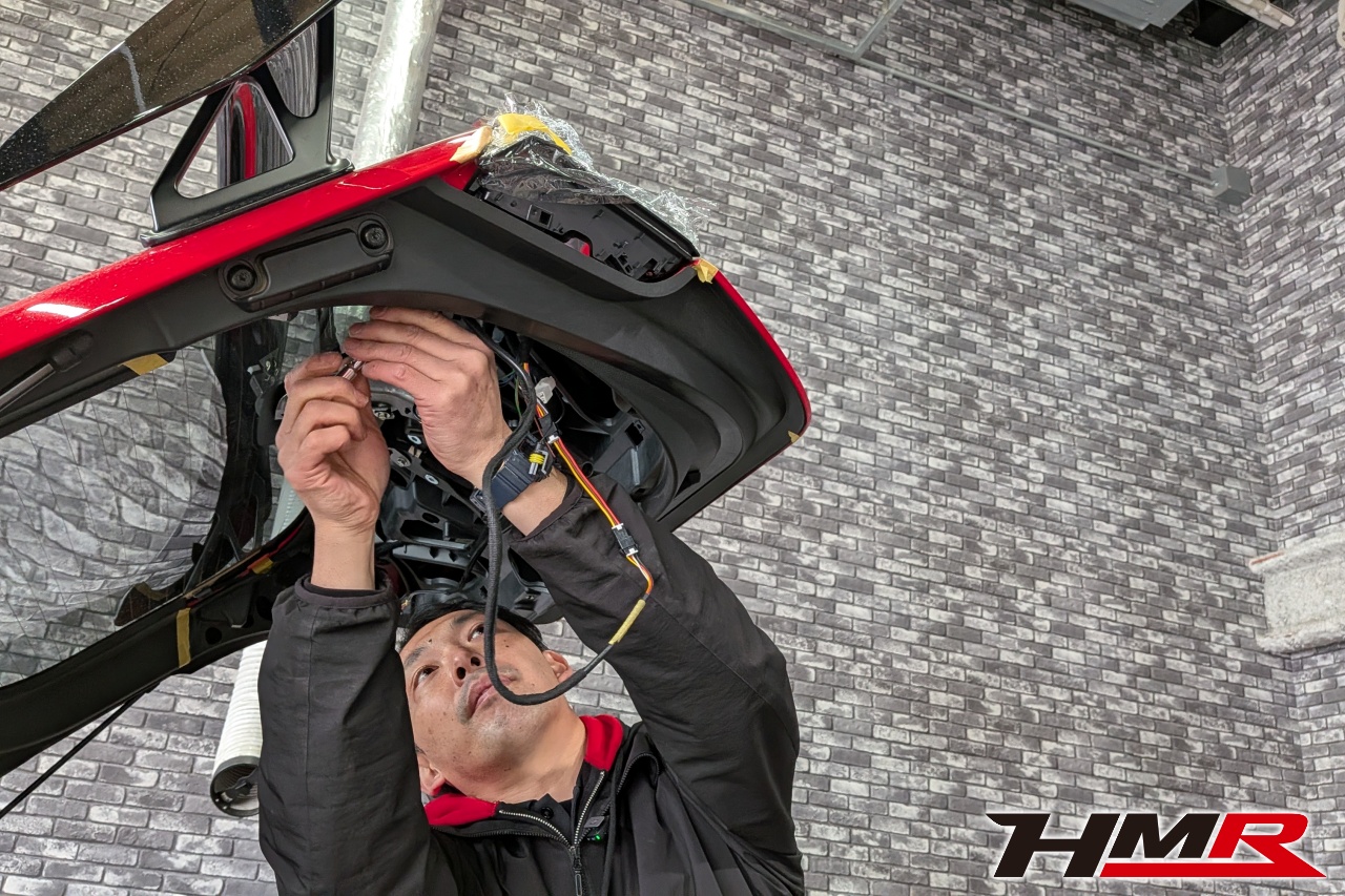 J'sracingテールランプキットレッド取付け