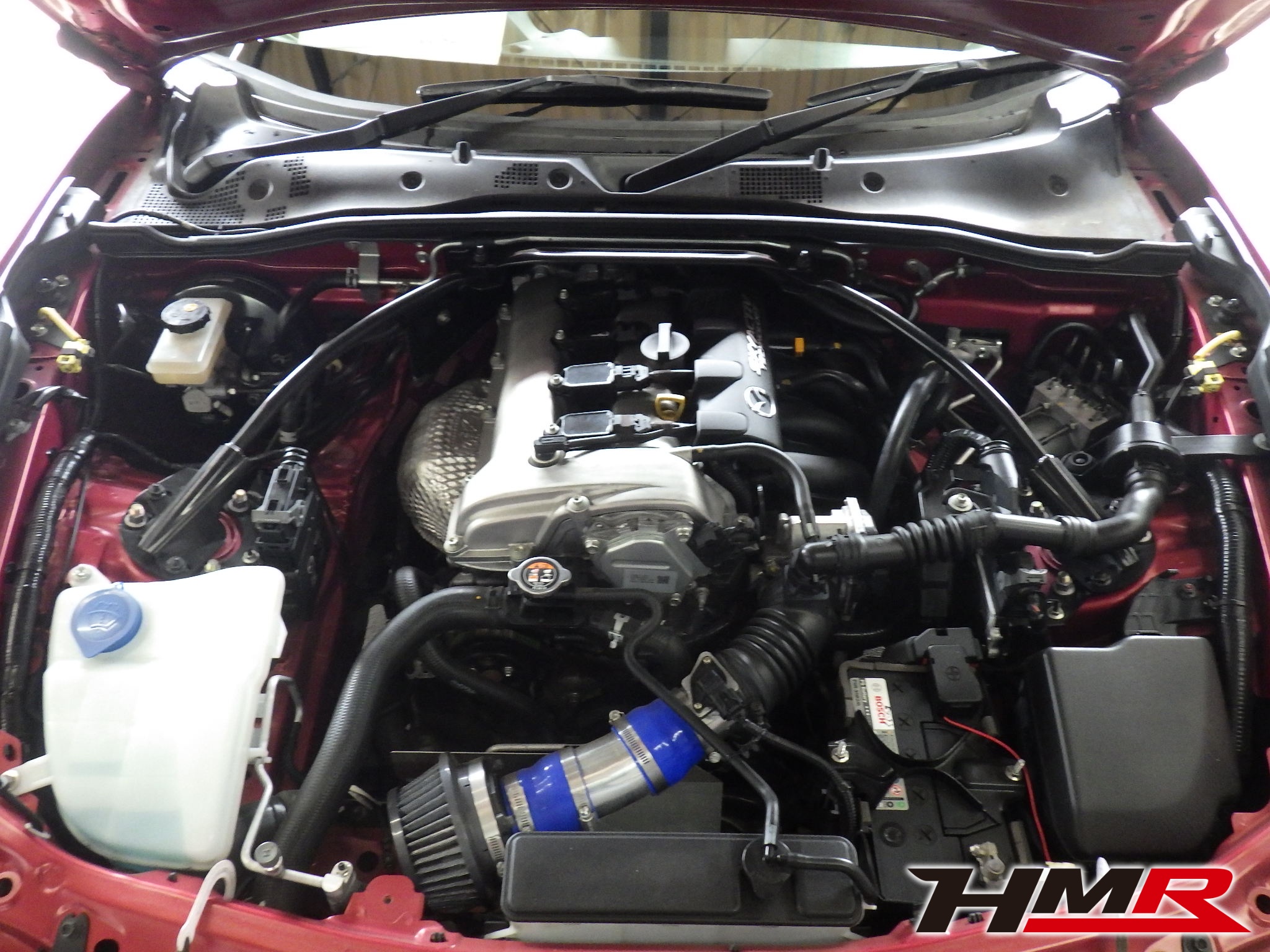 6MT TEIN車高調 4点ロールゲージ装備のロードスター（ND5RC）の納車前 