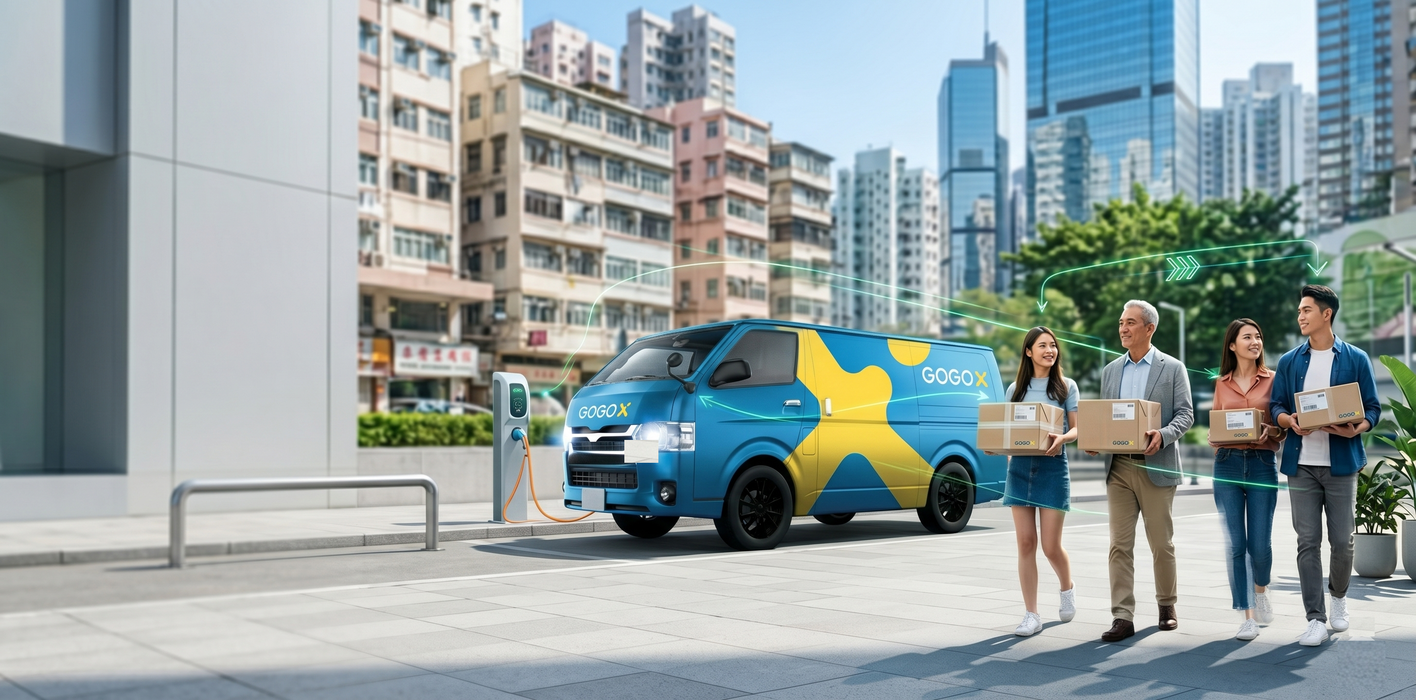 GoGoX 全新「混合派送模式」如何推動香港綠色智慧出行？