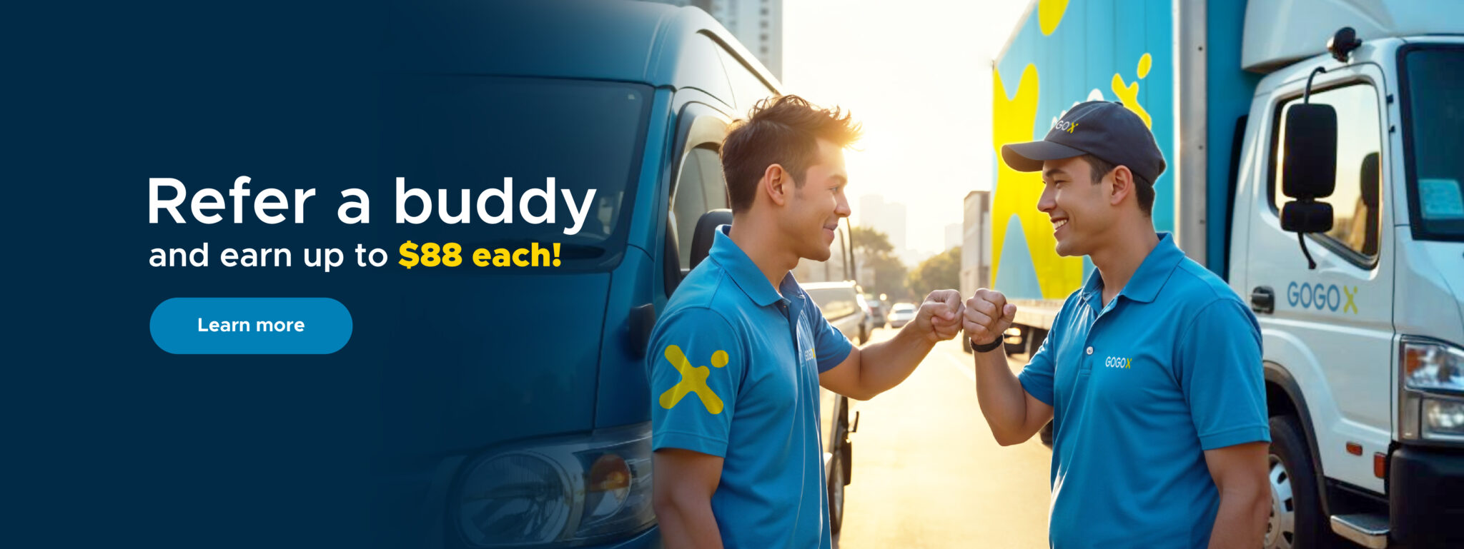 gogox driver referral programme
